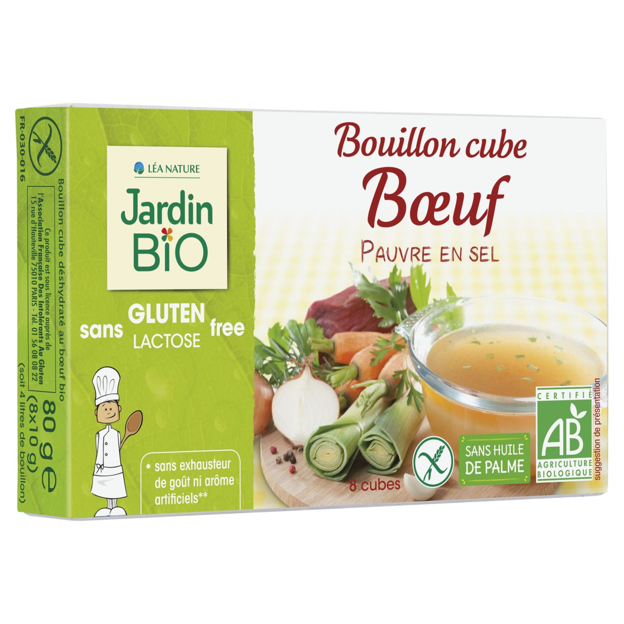 Bouillon De Volaille 8x10g Bio