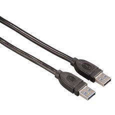 QILIVE Câble USB 3.0 Type A / USB Type A - Mâle/Mâle- 1.8 M - Noir