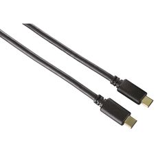 QILIVE Câble USB 2.0 Type C Mâle / USB Type C Mâle - 1.8 M - Or et Noir