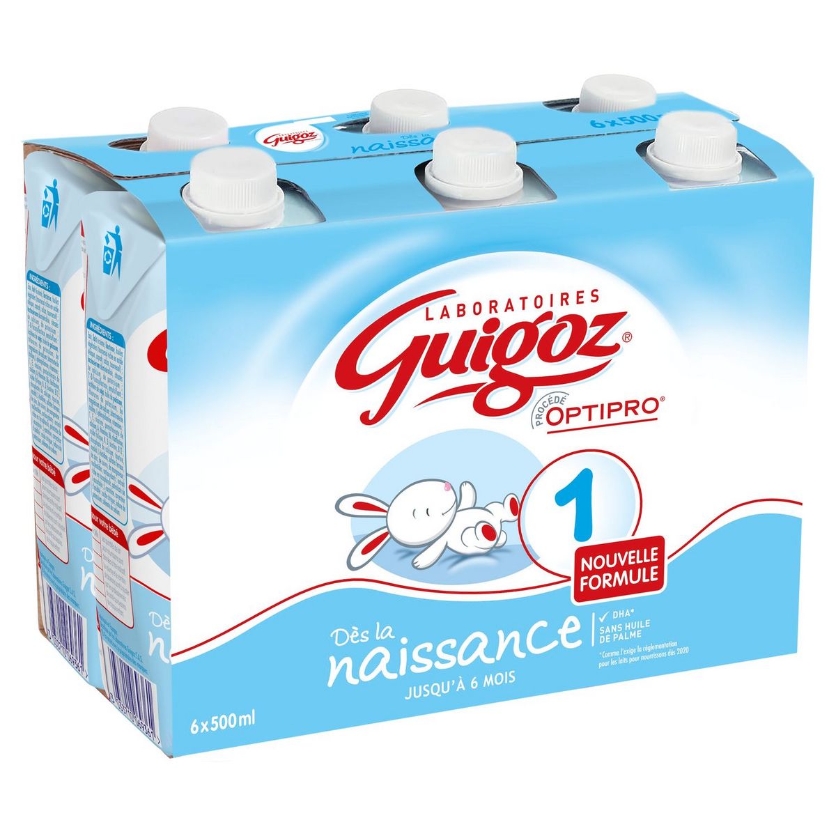 Guigoz Optipro 1 Lait 1er Age Liquide Des La Naissance 6x50cl Pas Cher A Prix Auchan