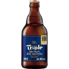 SECRET DES MOINES Secret des Moines bière triple brune 8° -33cl 33cl