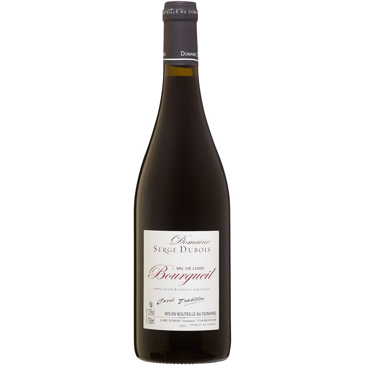Bourgueil cuvée tradition Domaine Serge Dubois 12,5° -75cl pas cher ...