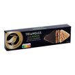 AUCHAN GOURMET Biscuits triangles croustillants à la noisette sur lit de chocolat au lait 100g