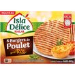 ISLA DELICE Burger halal de poulet rôti 8 pièces 640g