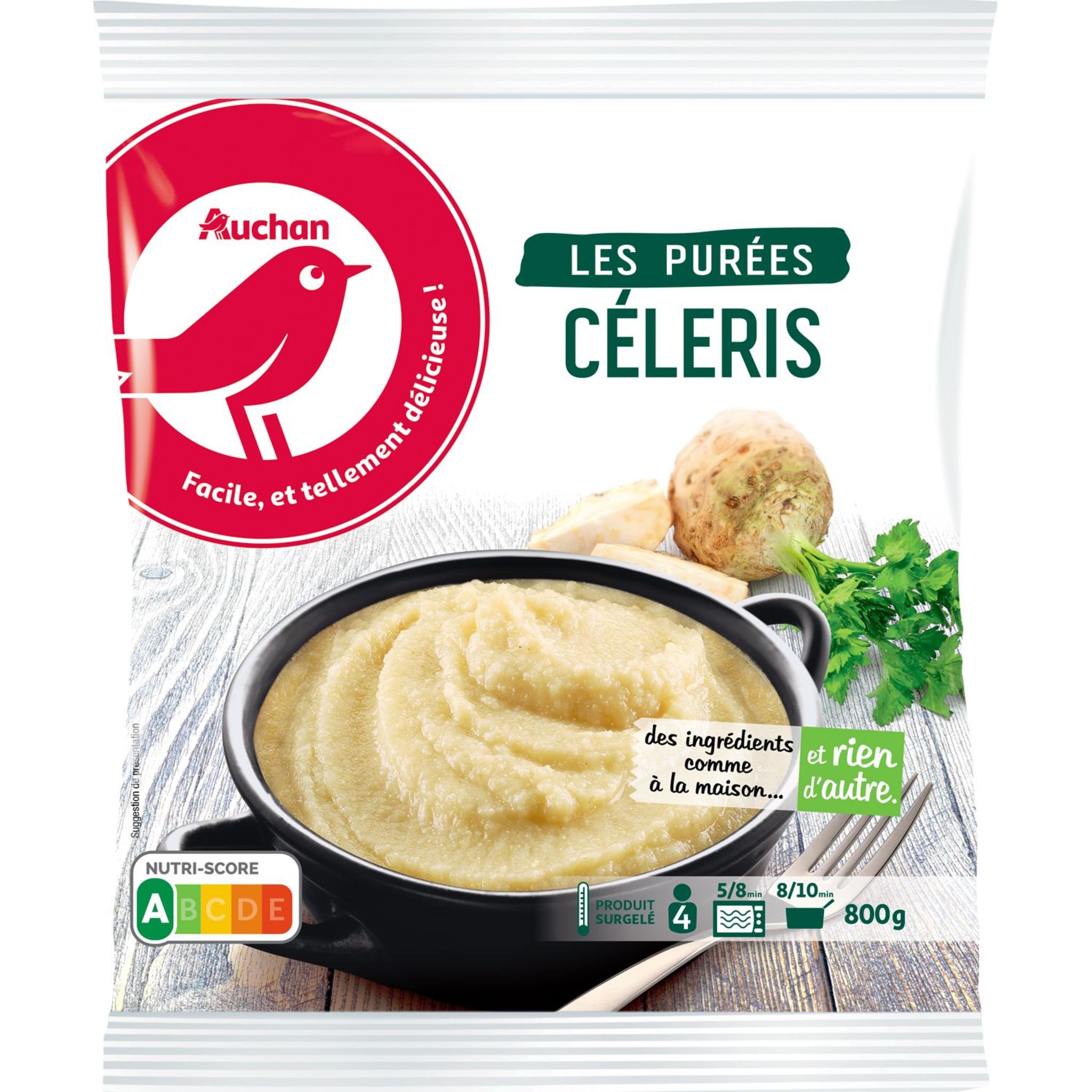 Auchan Puree De Celeri 4 Portions 800g Pas Cher A Prix Auchan