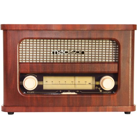 Radio FM Bluetooth Vintage MAD RETRORADIO MADISON pas Radio FM Bluetooth Vintage MAD RETRORADIO MADISON pas