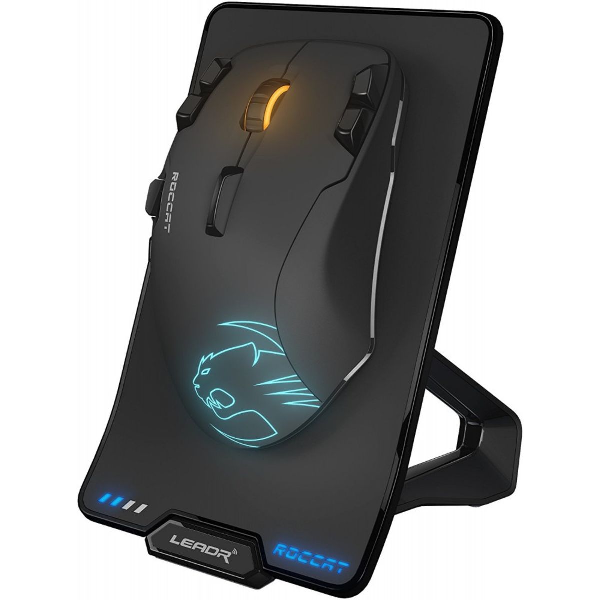 ROCCAT Souris Gaming sans fil Leadr avec station de charge - Noir pas cher  