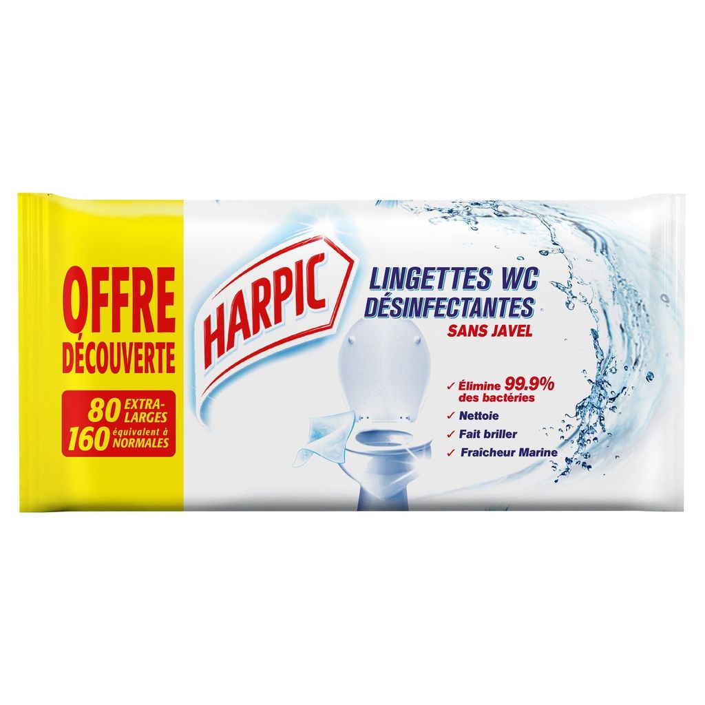 Lingettes WC Harpic