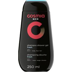 COSMIA MEN Shampooing douche fresh corps visage et cheveux 250ml
