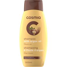 COSMIA Shampoing à l'huile d'argan cheveux abimés ou secs 500ml