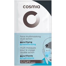 COSMIA Cosmia Multi-masques visage purifiant hydratant tous types de peaux 2x5ml 2x5ml