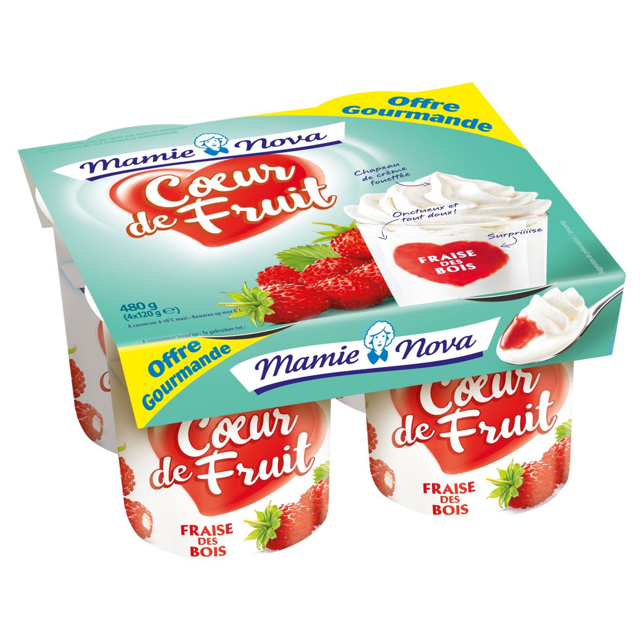 Yaourt à boire Fraise - Mamie Nova - 100 g