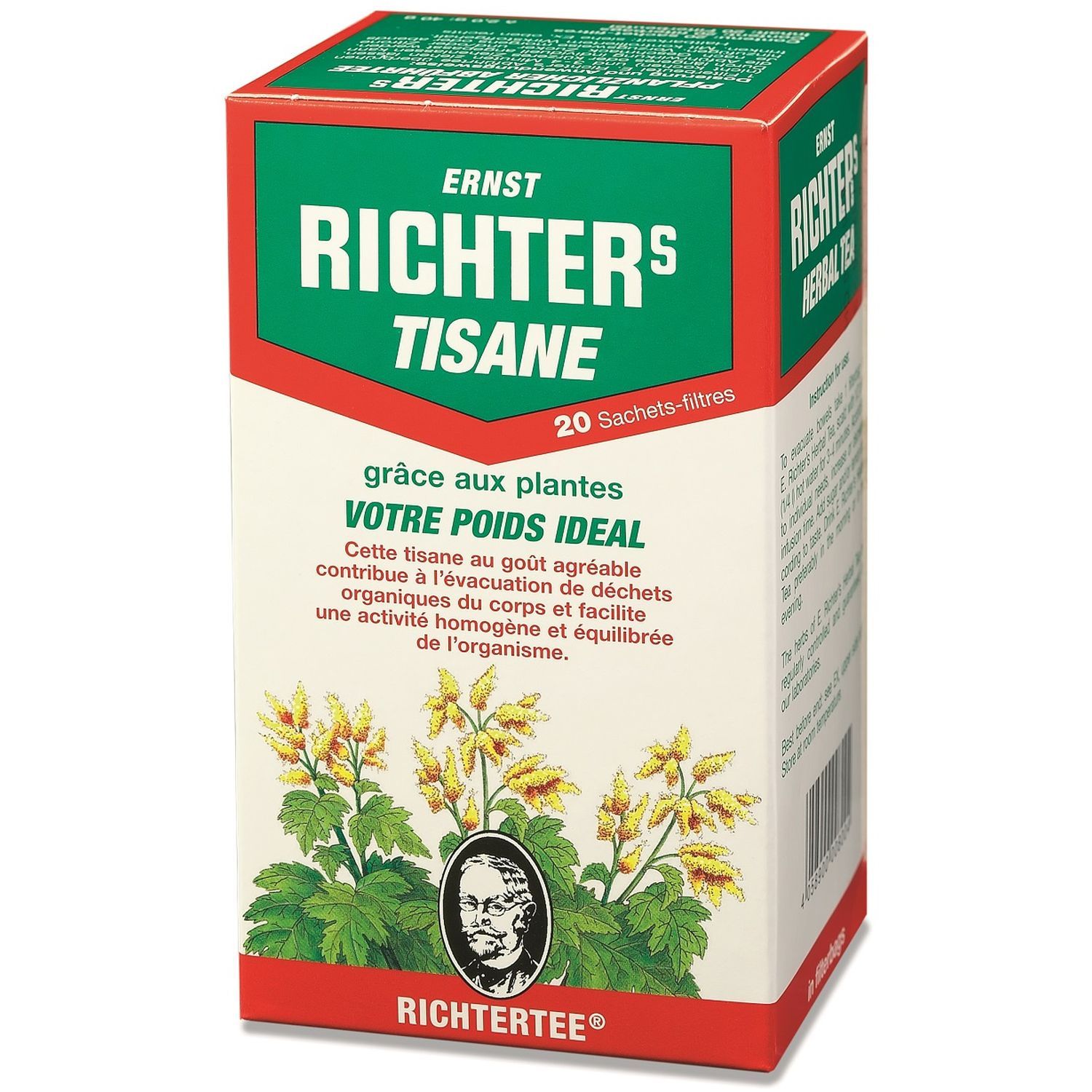 RICHTER Richter tisane rhubarbe 40g pas cher 