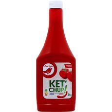 AUCHAN Ketchup tomates origine France en squeeze 1kg