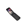 QILIVE Téléphone portable RF901 - Double SIM - A clapet - 2G - Noir