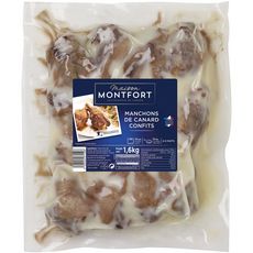 MAISON MONTFORT Manchons de canards confits 6 à 8 parts 1,6kg