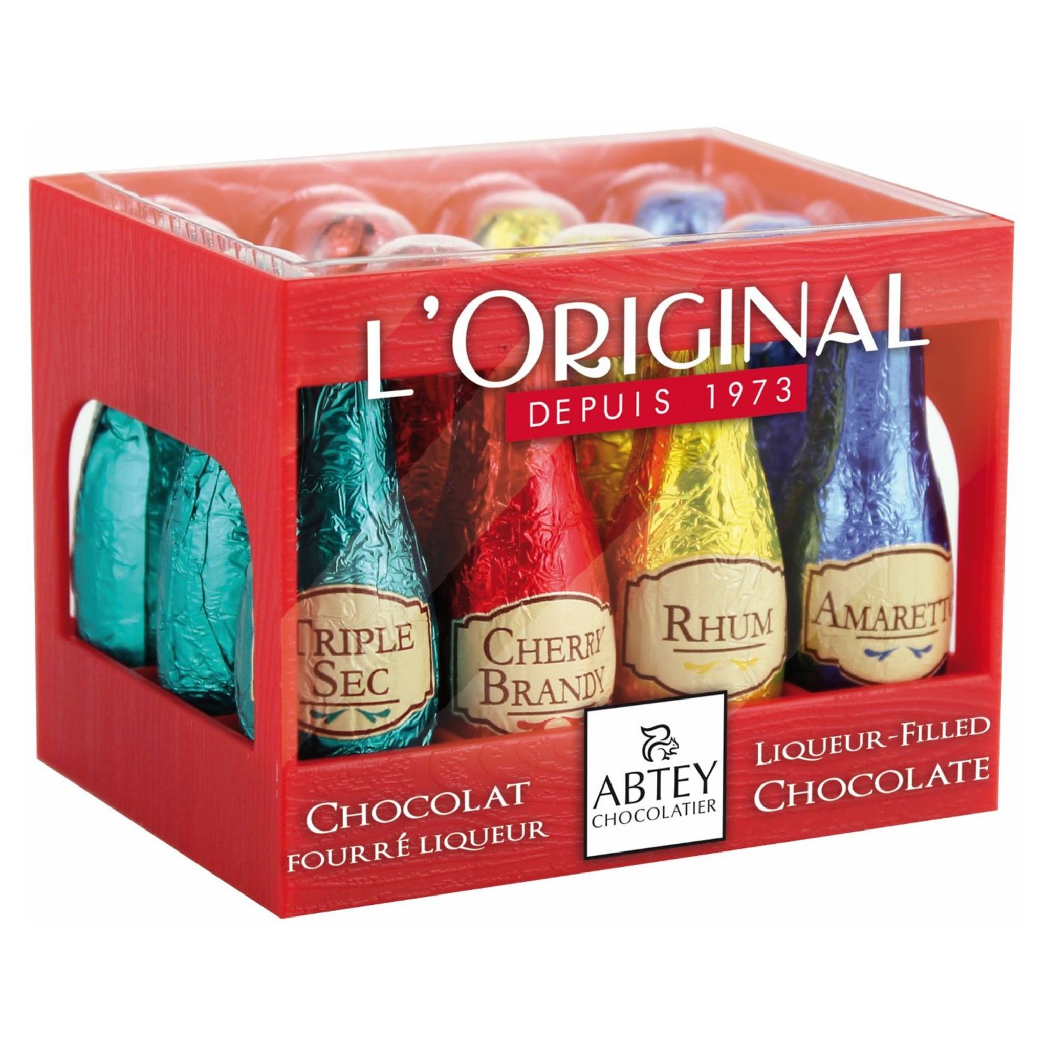 Chocolaterie Abtey - Casier l'Original chocolats liqueurs
