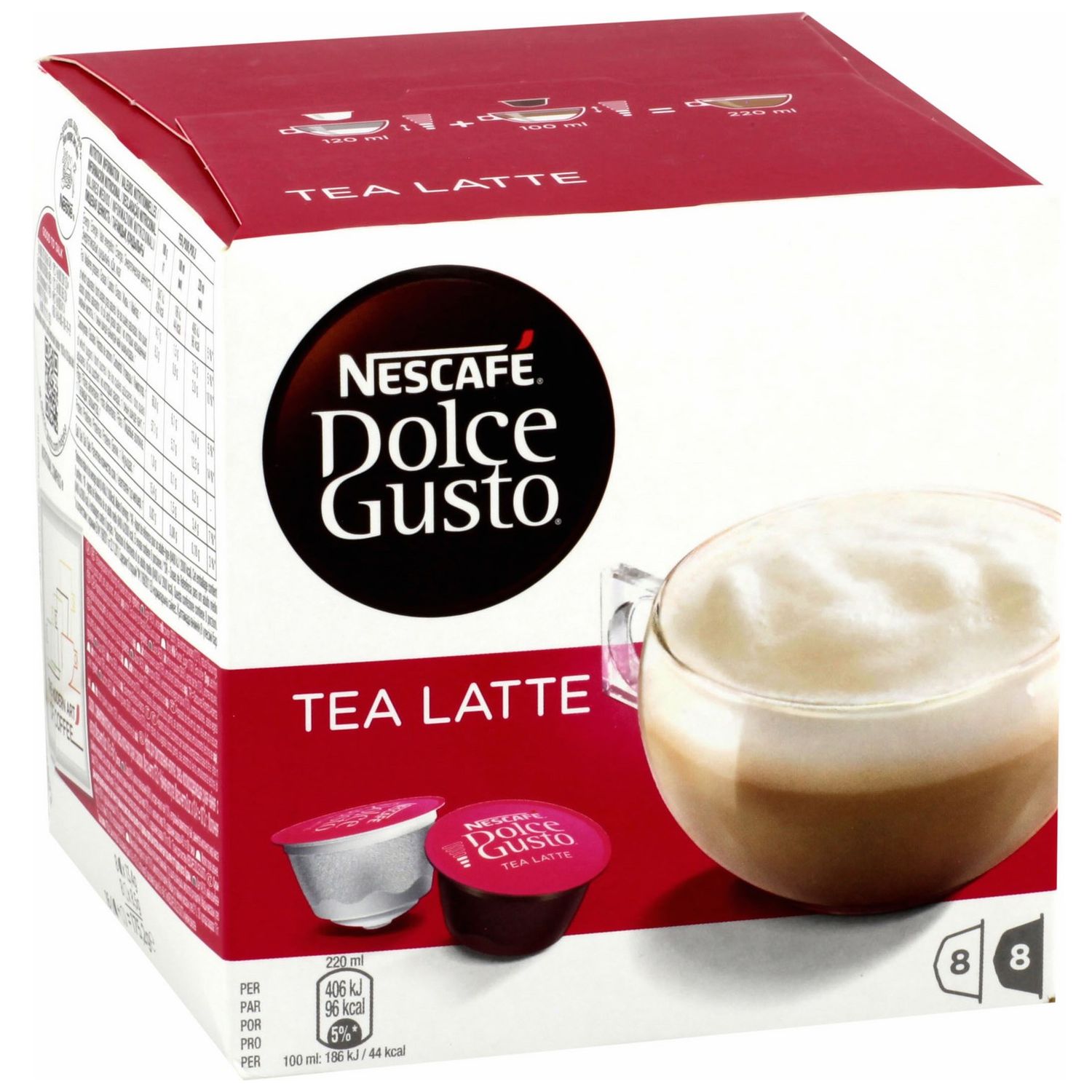 NESCAFE Nescafe tea latte dolce gusto capsule x16 175g pas cher Auchan