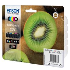 EPSON Pack de 5 cartouches d'encre Kiwi N202