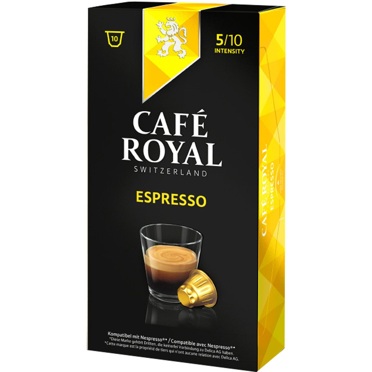 CAFE ROYAL Café espresso en capsule compatible Nespresso 10 capsules 50g  pas cher 