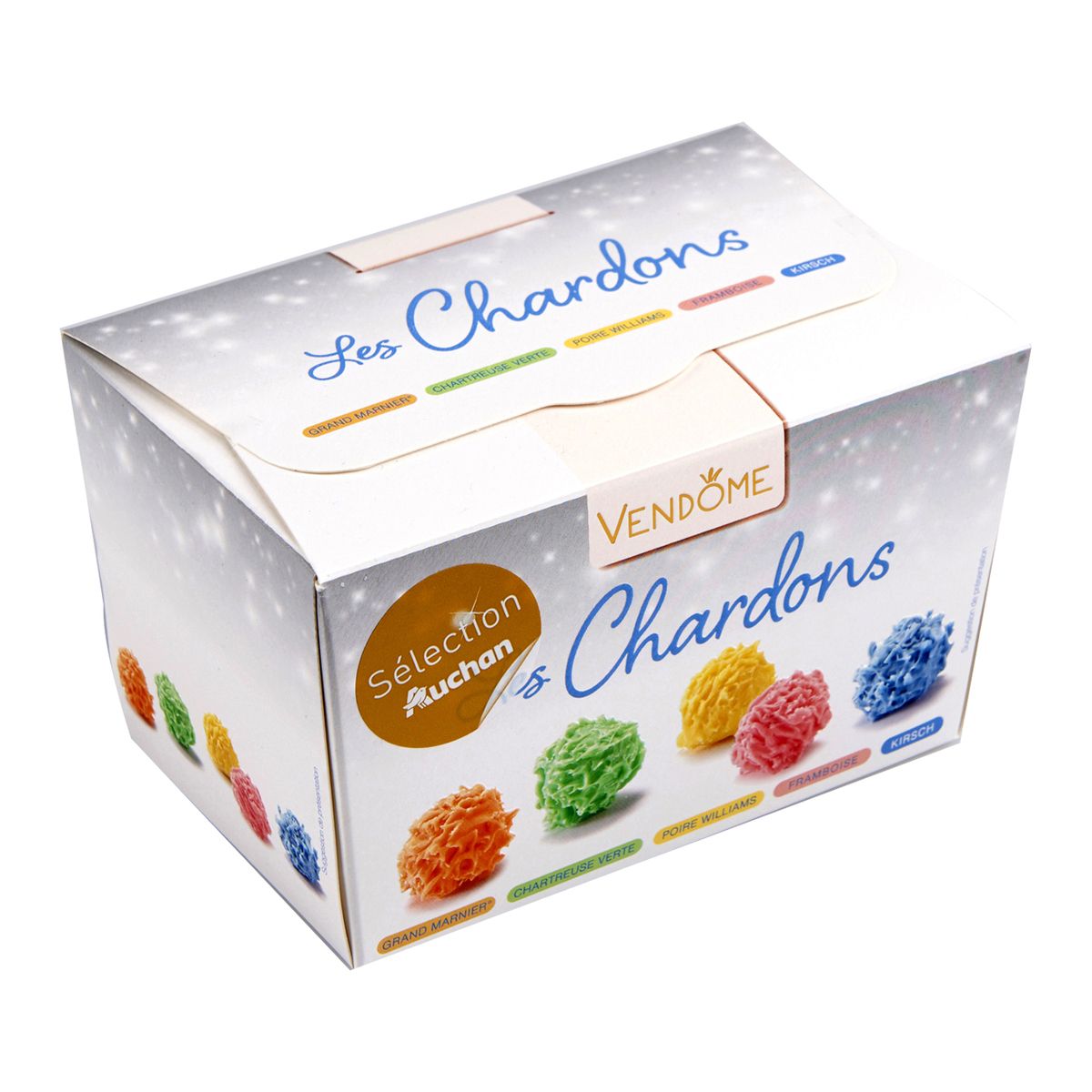 Chardons liqueurs chocolat en ballotin