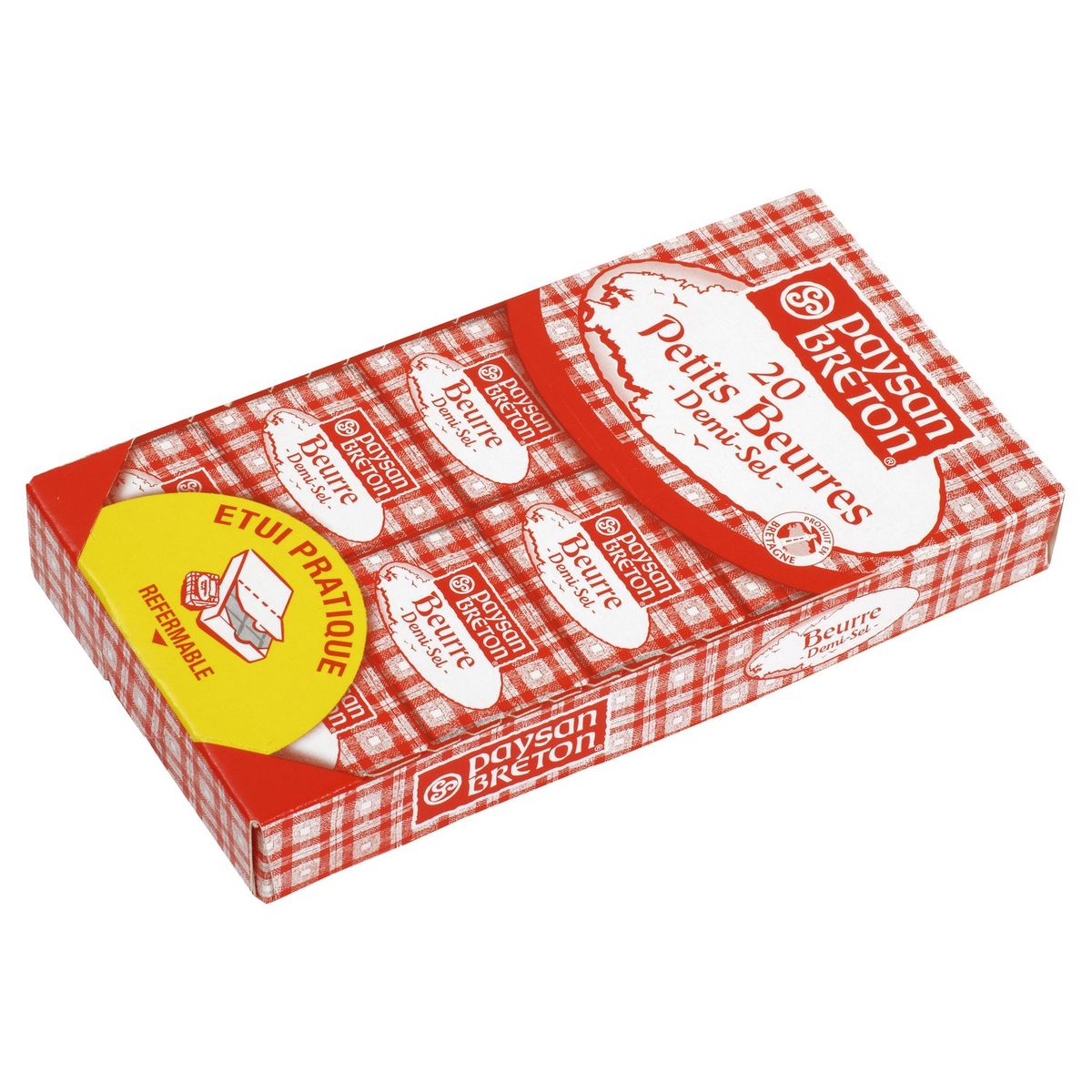 AUCHAN Beurre moulé demi-sel 500g pas cher 