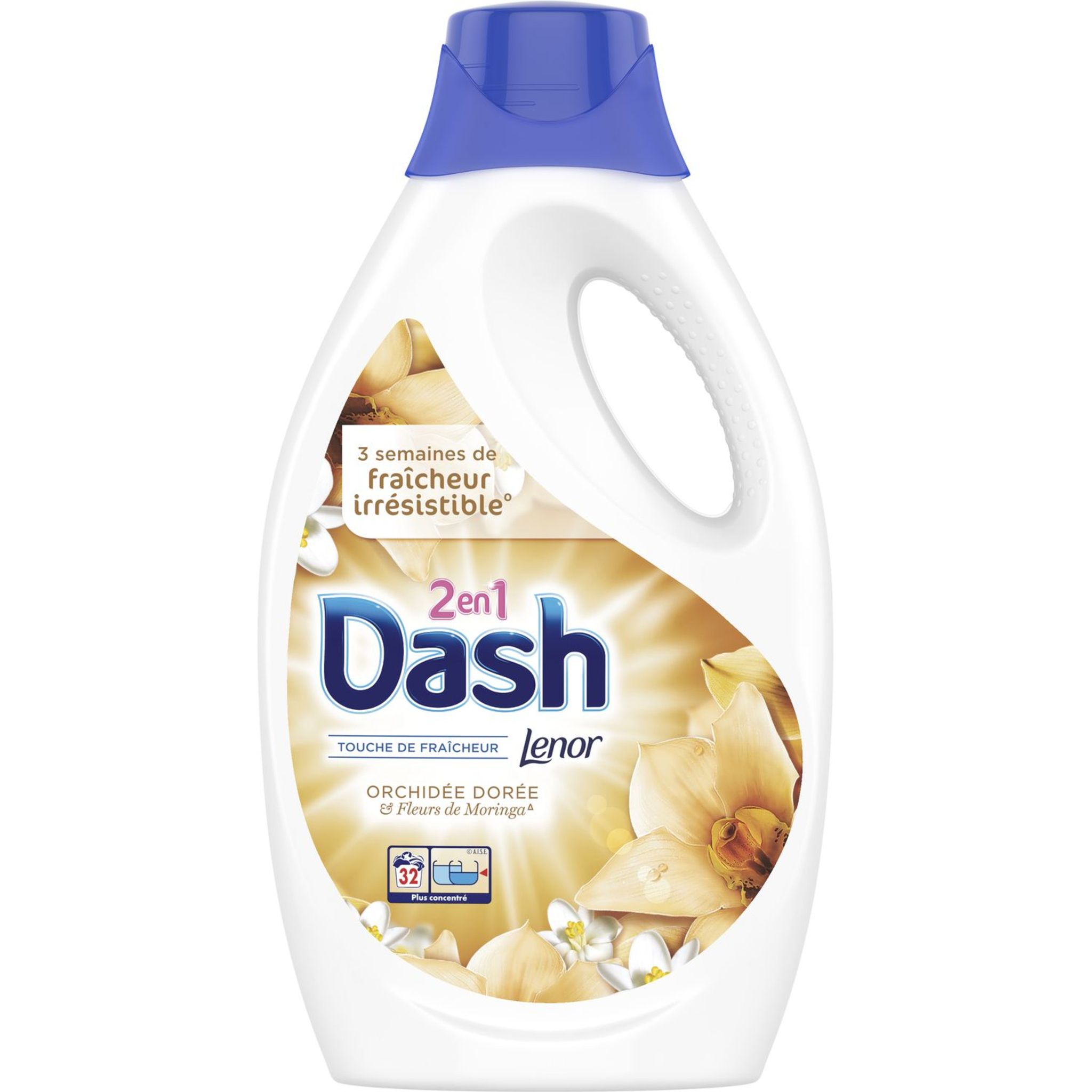 Dash Détergent Liquide Végétal 1,32 litre - Onlinevoordeelshop