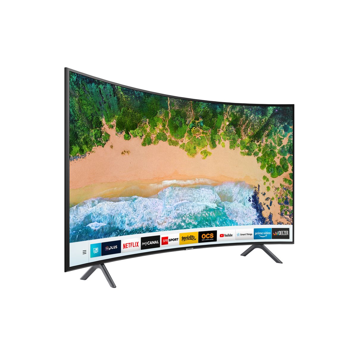 SAMSUNG 65NU7655 TV LED 4K UHD 165 cm HDR Smart TV Incurvé Argent