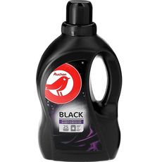 AUCHAN Lessive liquide intensité & protection linge noir 25 lavages 1,5l