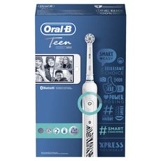 ORAL B Brosse à dent électrique TEEN ZEBRA BLC, Pour adolescents