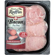 HENRI RAFFIN Bacon pur porc 24 tranches 200g