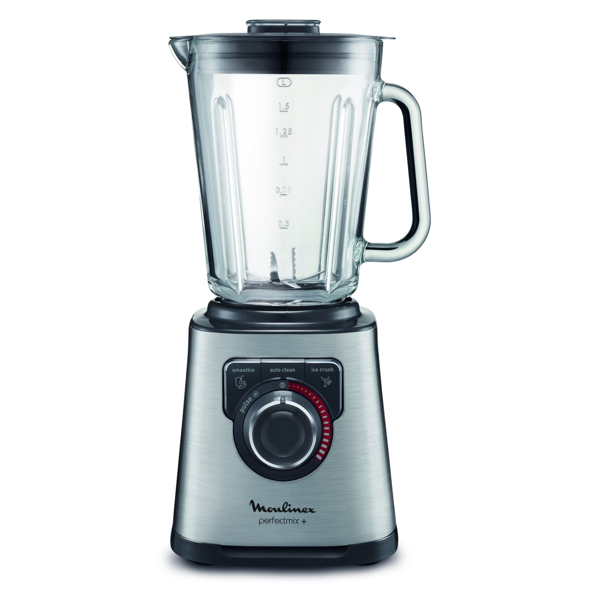 Blender Moulinex PerfectMix+ 1200W Bol 2L Noir Métal LM871D10 - LM871D10