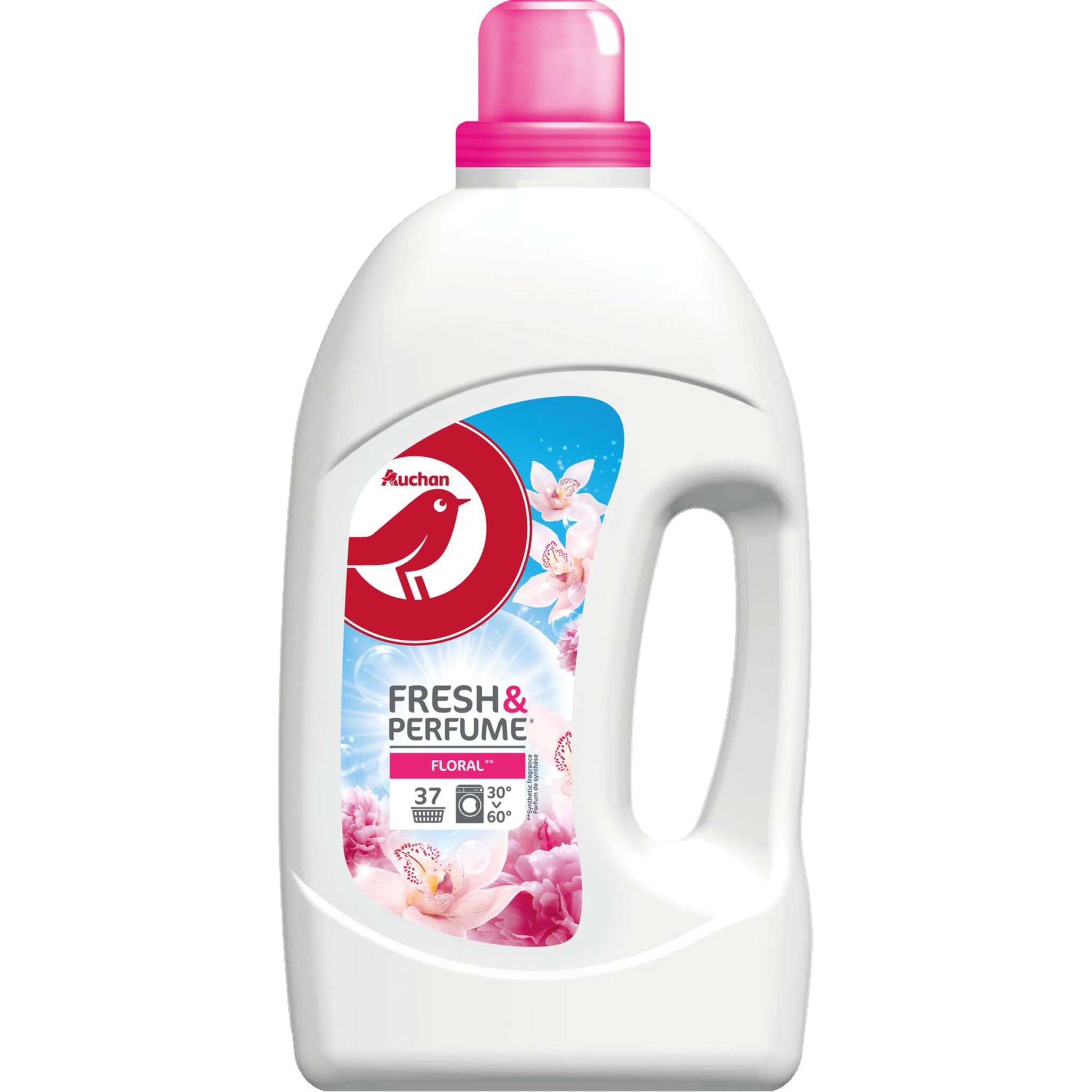 AUCHAN Eau de repassage pour centrale vapeur parfum floral 2l pas cher 