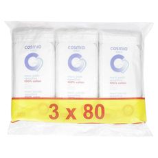 Cosmia Baby Maxi Carres Coton Sensitive Pour Bebe 240 Cotons Pas Cher A Prix Auchan