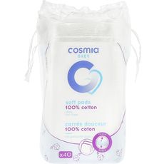 Cosmia Baby Cosmia Baby Coton Carres Douceur Pour Bebe X40 40 Cotons Pas Cher A Prix Auchan