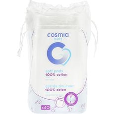 COSMIA BABY Cosmia baby Coton carrés douceur pour bébé x40 40 cotons