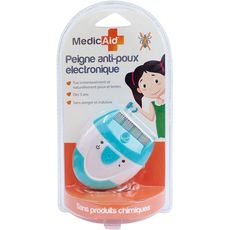 MEDIC AID Medic Aid peigne anti-poux électronique compact