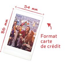 FUJIFILM Pack Découverte Appareil Photo Instantané - Instax Mini 9 - Rouge coquelicot