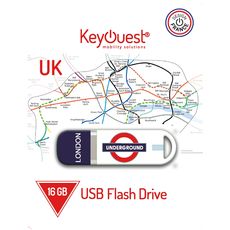 KEY OUEST Clé USB UK METRO - USB 2.0 - 16 Go