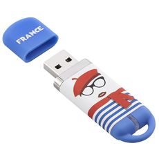 KEY OUEST Clé USB FRANCE PERSONNAGE - USB 2.0 - 32 Go