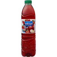 AUCHAN Eau aromatisée au jus de fruits rouges 1,5l