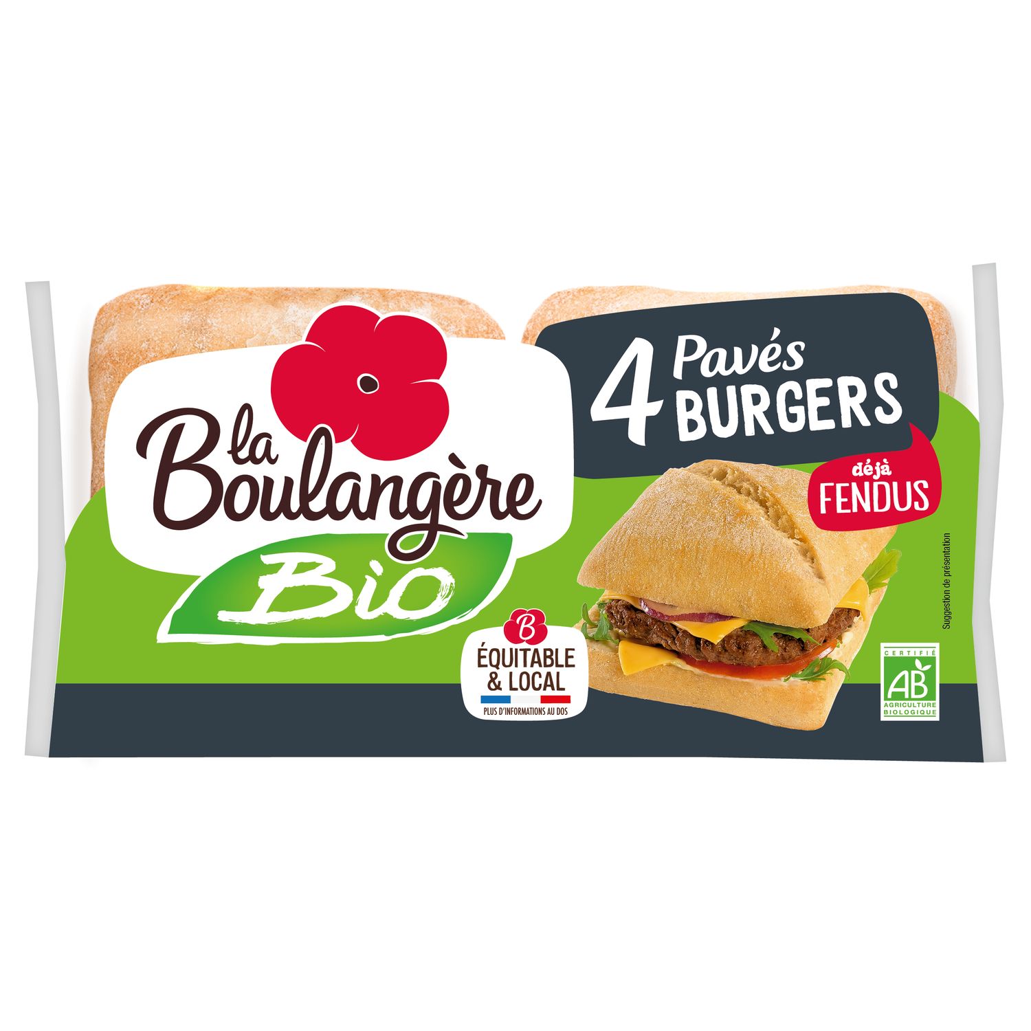Pains Burger Bio - La Boulangère