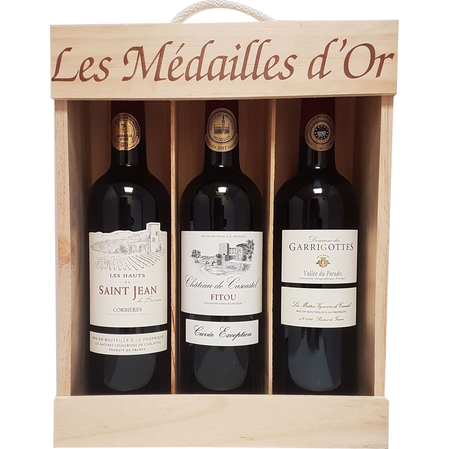 coffret vin rouge languedoc