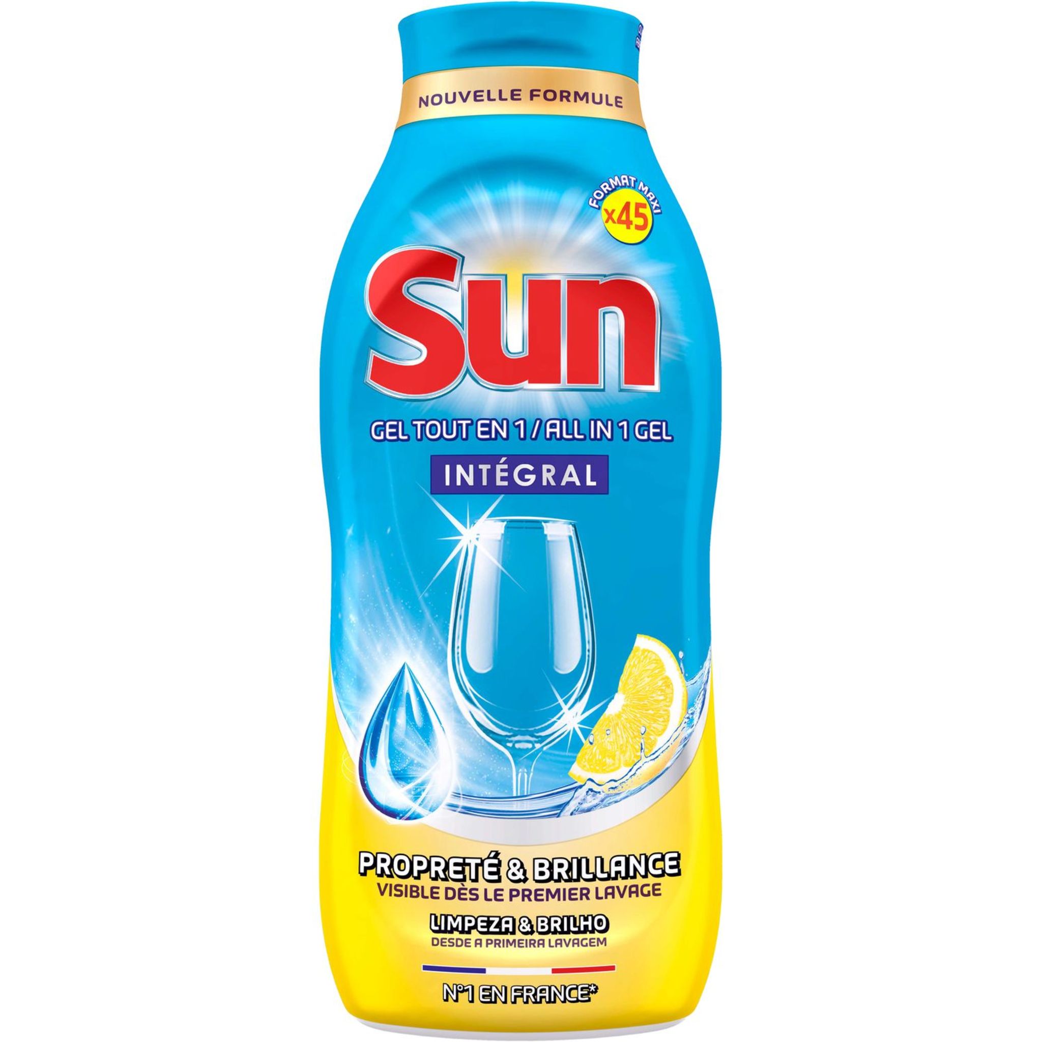 Sun Liquide de Rinçage Lave-Vaiselle - 6 x 1 l - Pack économique