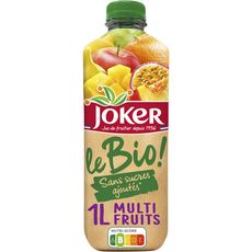 JOKER Nectar multifruits Le Bio sans sucres ajoutés 1l