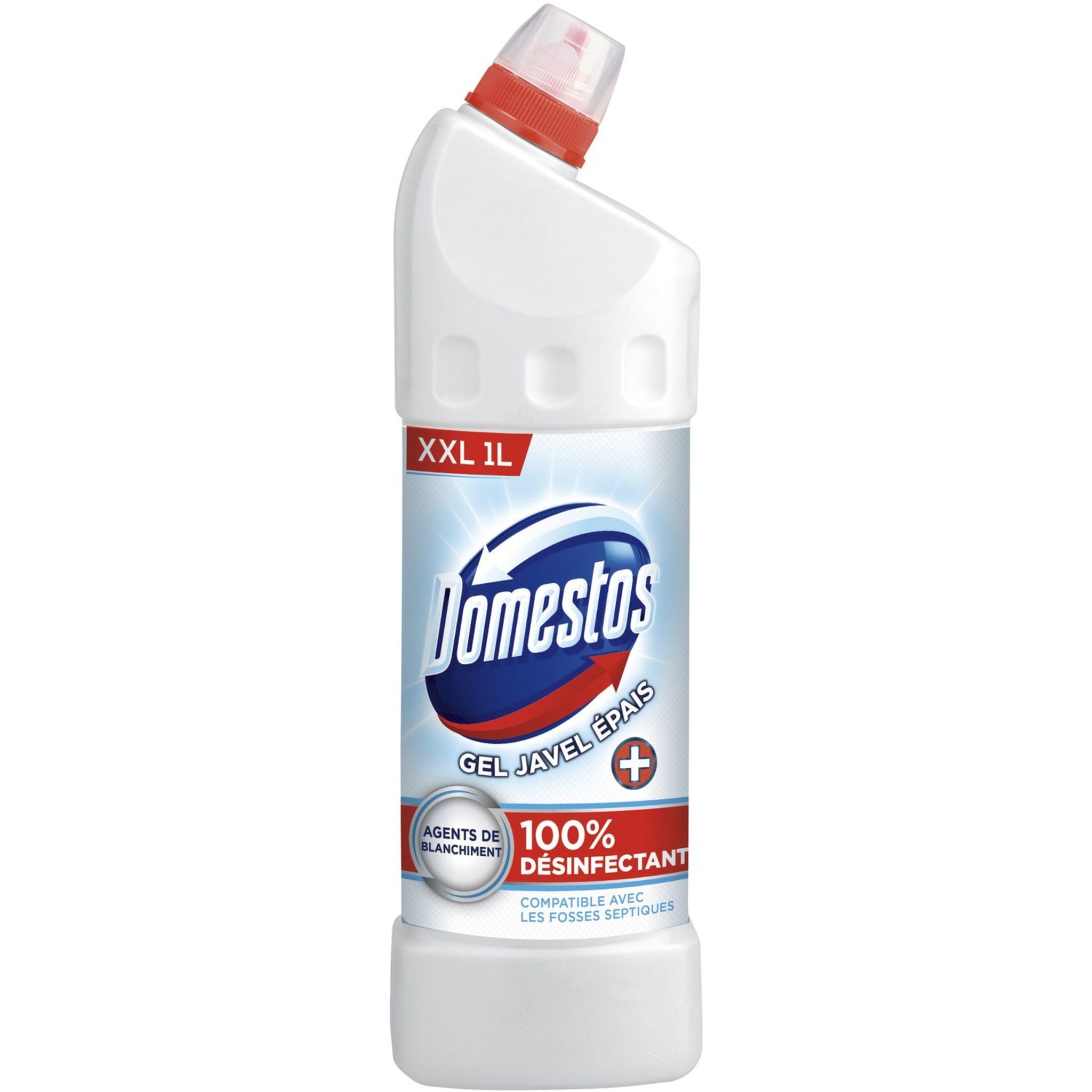 Domestos Gel Antibactérien Nettoyant Wc Javel 100% Désinfectant