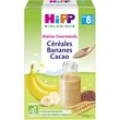 HIPP Céréales banane cacao bio en poudre dès 8 mois 250g