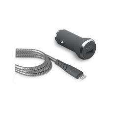 FORCEPOWER Chargeur allume-cigare USB - Gris