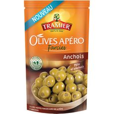 TRAMIER Tramier olives apéro farcies aux anchois sachet 150g