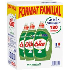 Le Chat Lessive Liquide Expert 1 Lavages 3x2l Pas Cher A Prix Auchan